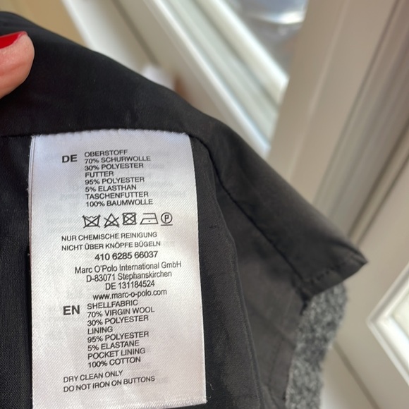 Marc O‘Polo skirt with zipper up front grey - Picture 6 of 6